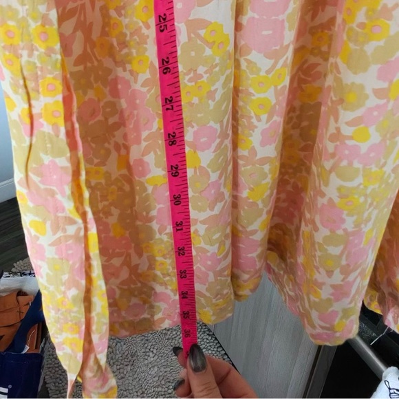 Anthropologie x Faithfull The Brand Aya Pleated Midi Skirt Cuesta 10 - Picture 14 of 16